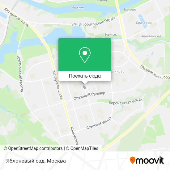 Карта Яблоневый сад