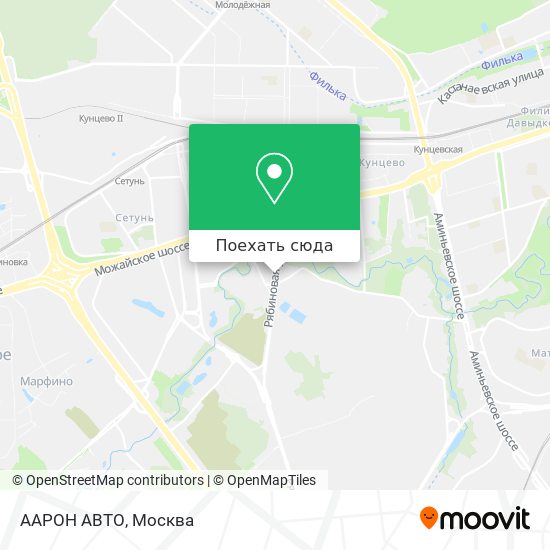 Карта ААРОН АВТО