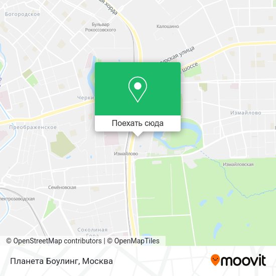 Карта Планета Боулинг