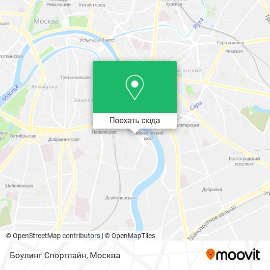 Карта Боулинг Спортлайн