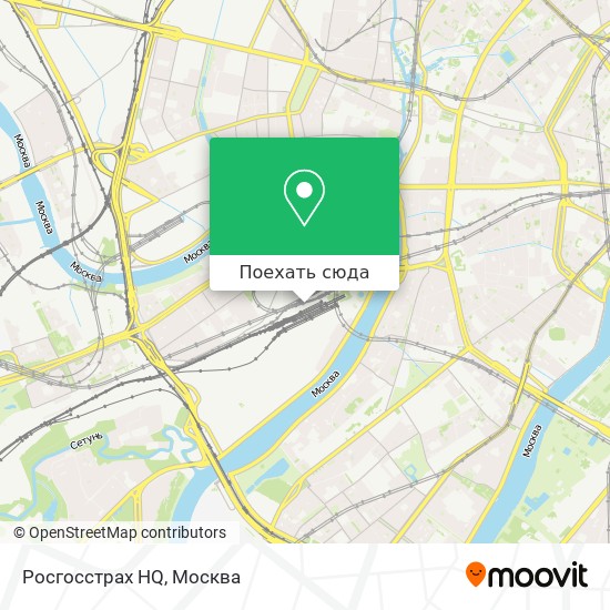 Карта Росгосстрах HQ