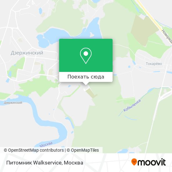 Карта Питомник Walkservice