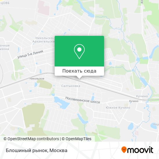 Салтыковка москва карта