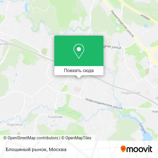 Карта Блошиный рынок