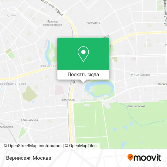 Карта Вернисаж