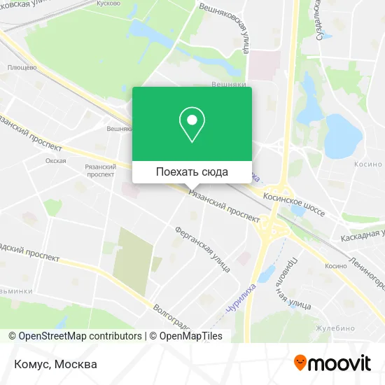 Карта Комус