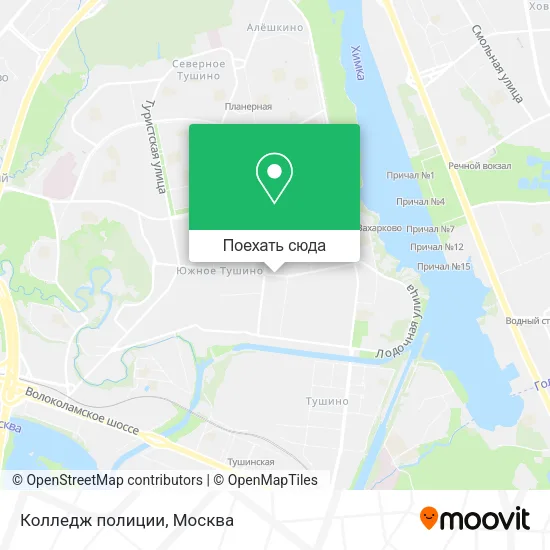 Карта Колледж полиции