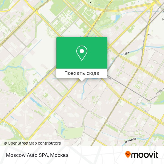 Карта Moscow Auto SPA