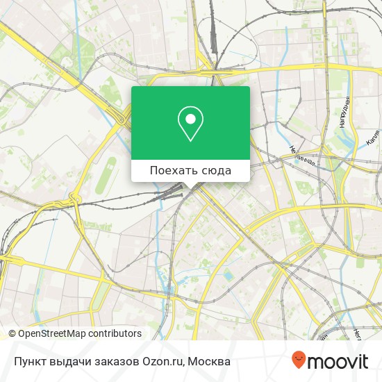 Карта Пункт выдачи заказов Ozon.ru