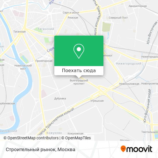 Карта Строительный рынок