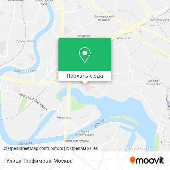 Карта Улица Трофимова
