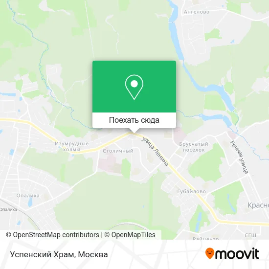 Карта Успенский Храм