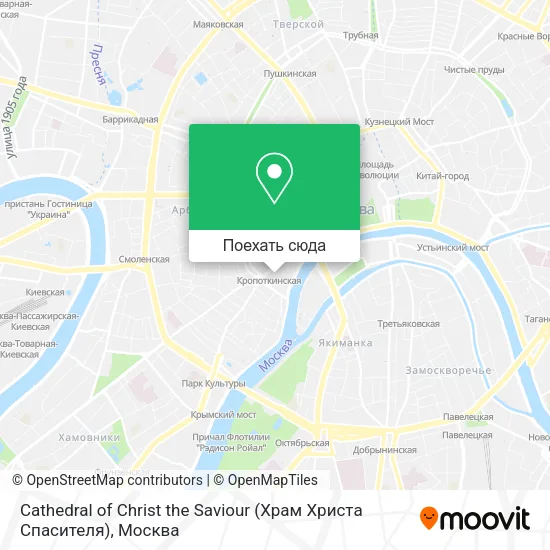 Карта Cathedral of Christ the Saviour (Храм Христа Спасителя)
