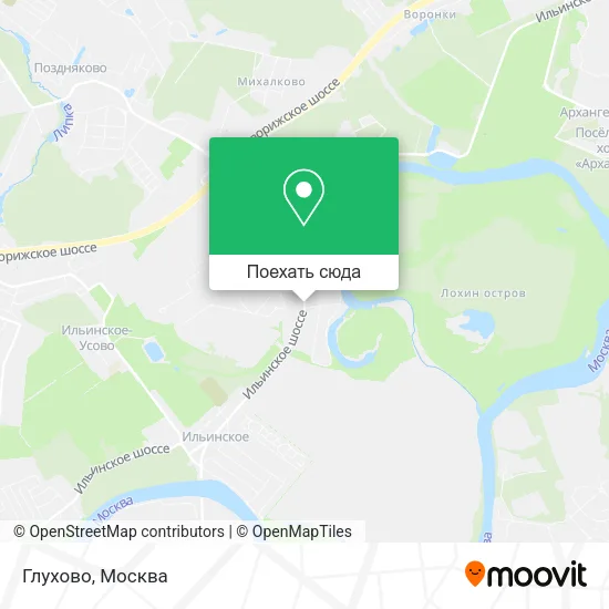 Карта Глухово