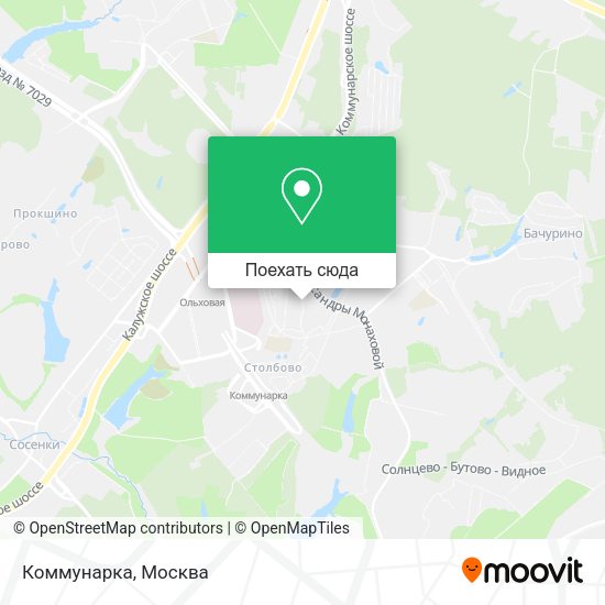 Карта Коммунарка