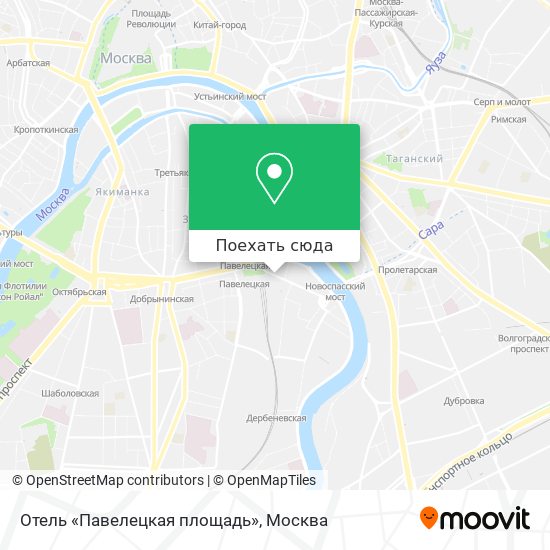 Карта Отель «Павелецкая площадь»