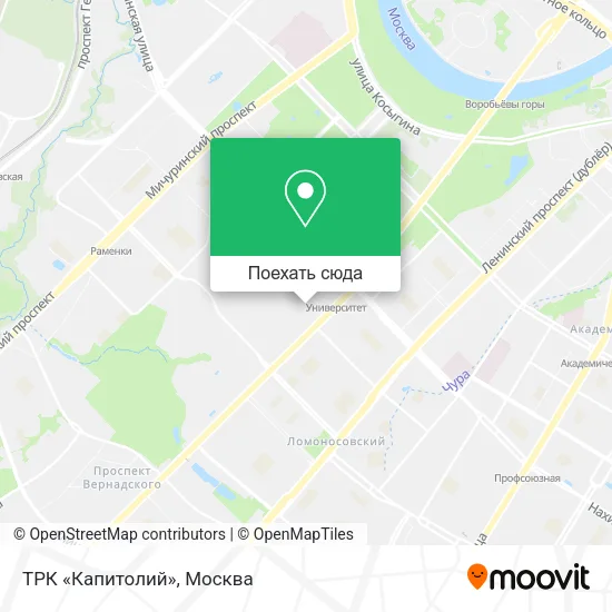 Карта ТРК «Капитолий»