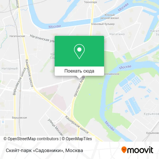 Карта Скейт-парк «Садовники»
