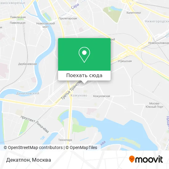 Карта Декатлон