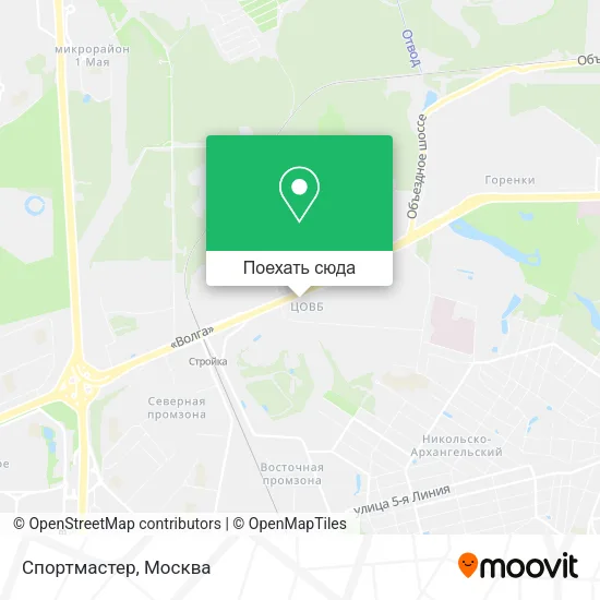 Карта Спортмастер
