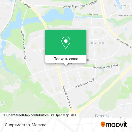 Карта Спортмастер