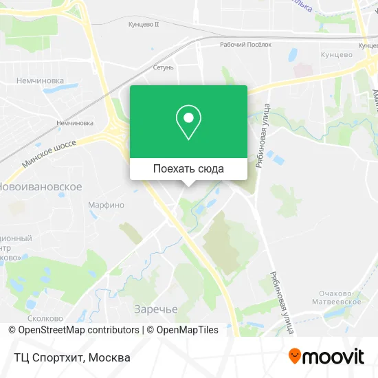 Карта ТЦ  Спортхит