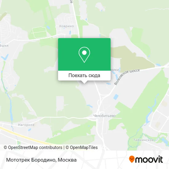 Карта Мототрек Бородино
