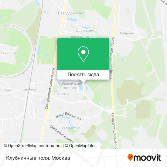 Карта Клубничные поля