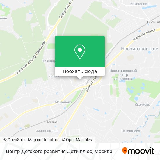 Карта Центр Детского развития  Дети плюс