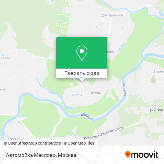 Карта Автомойка Маслово