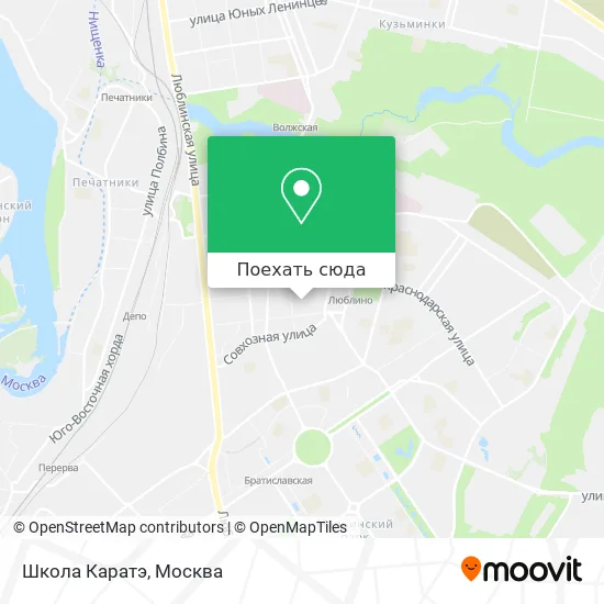 Карта Школа Каратэ
