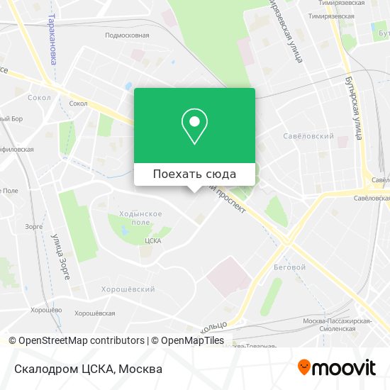 Карта Скалодром ЦСКА