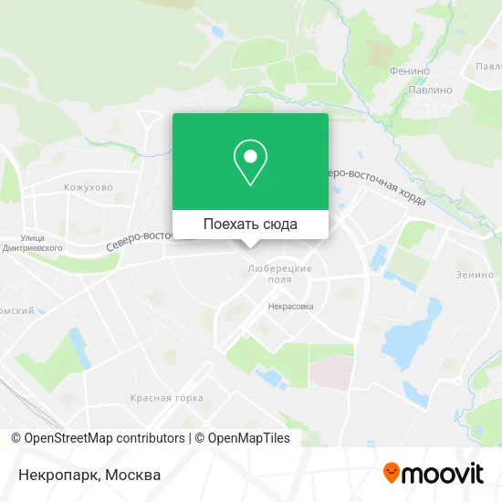 Карта Некропарк