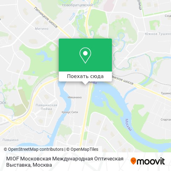 Карта MIOF Московская Международная Оптическая Выставка