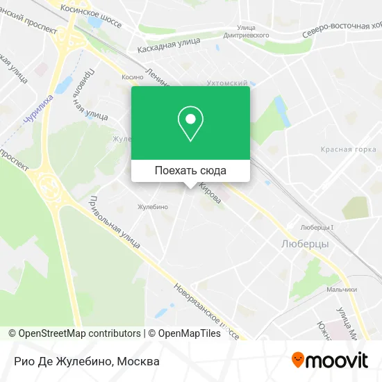 Карта Рио Де Жулебино