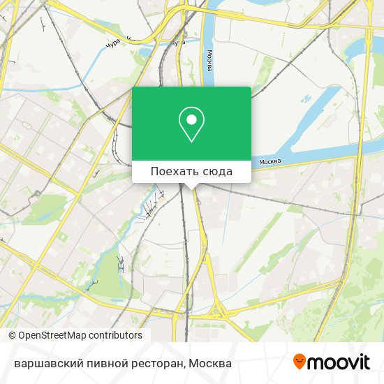 Карта варшавский пивной ресторан