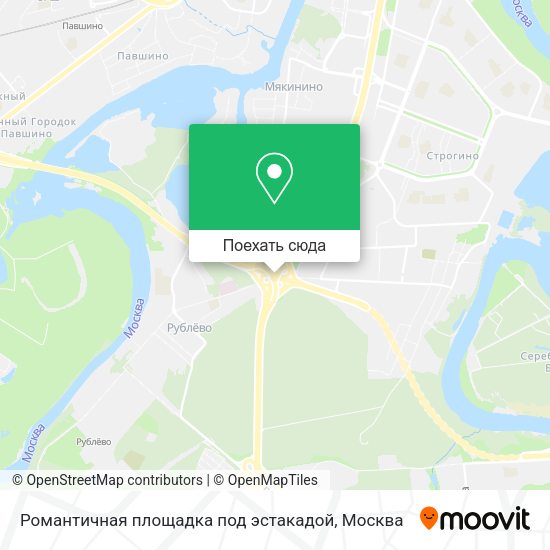 Карта Романтичная площадка под эстакадой