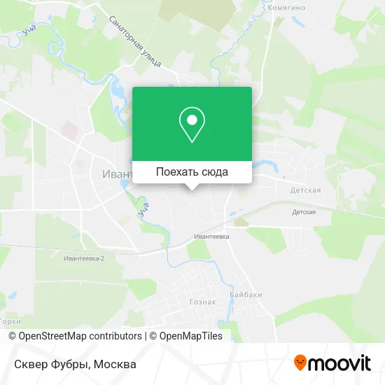 Карта Сквер Фубры