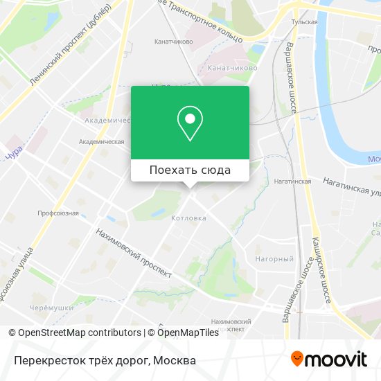 Карта Перекресток трёх дорог