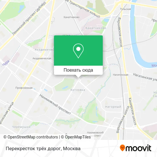 Карта Перекресток трёх дорог