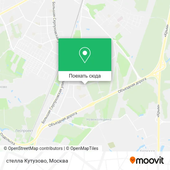 Карта стелла Кутузово
