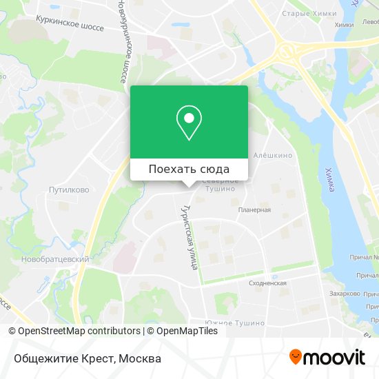 Карта Общежитие  Крест