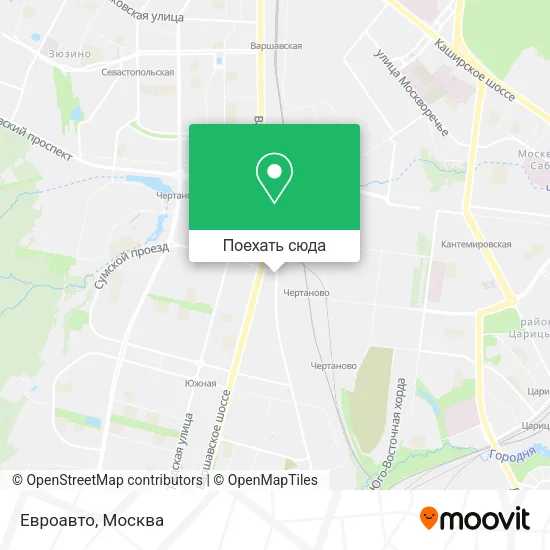 Карта Евроавто