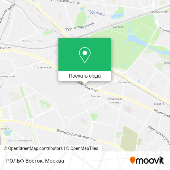 Карта РОЛЬФ Восток
