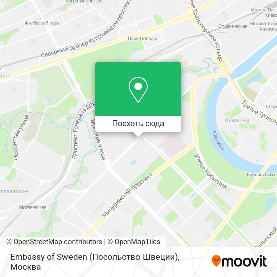 Карта Embassy of Sweden (Посольство Швеции)