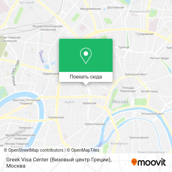 Карта Greek Visa Center (Визовый центр Греции)