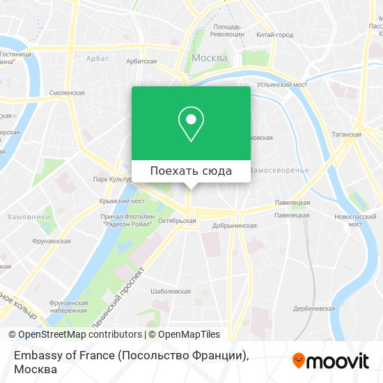 Карта Embassy of France (Посольство Франции)