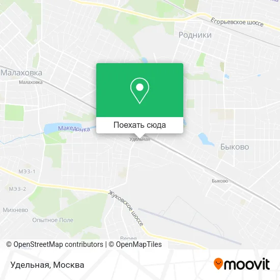 Карта Удельная