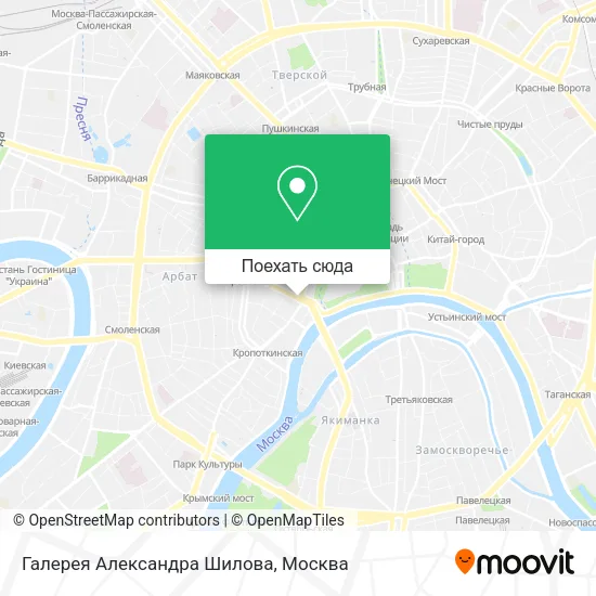 Карта Галерея Александра Шилова