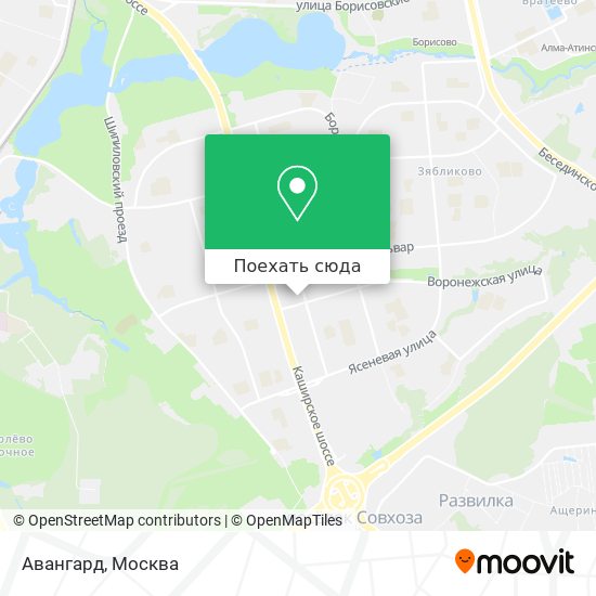 Карта Авангард